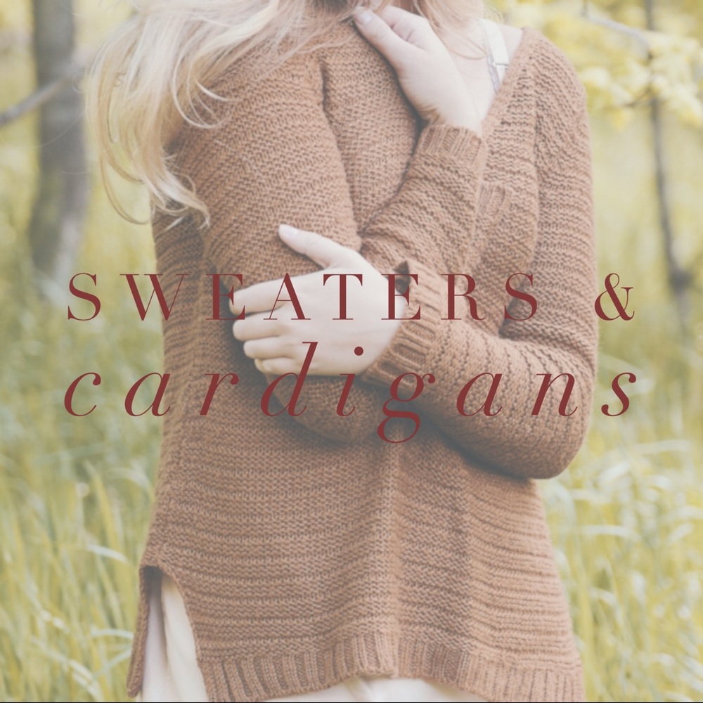 SWEATERS & CARDIGANS